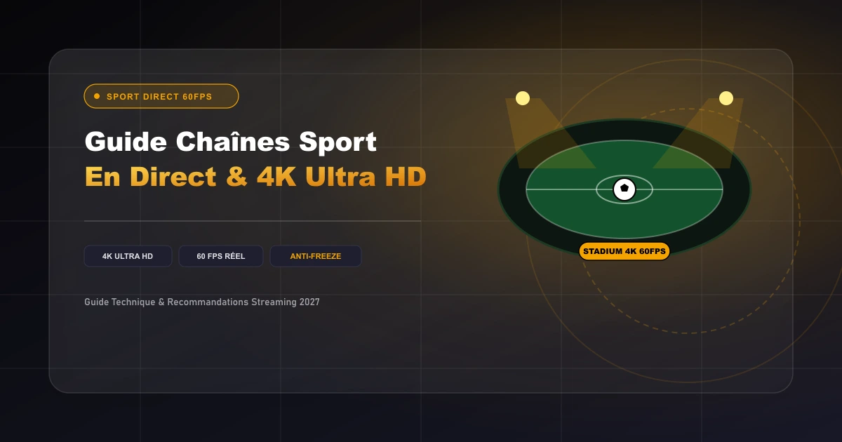 Guide Ultime des Chaînes de Sport en Direct en IPTV : Foot, F1, UFC & Tennis